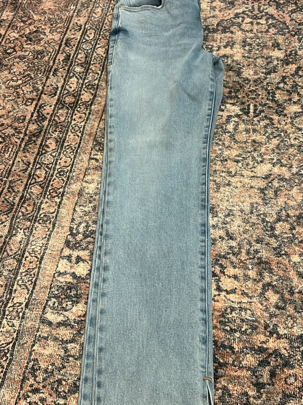 Good American Light Wash Straight-Leg Jeans